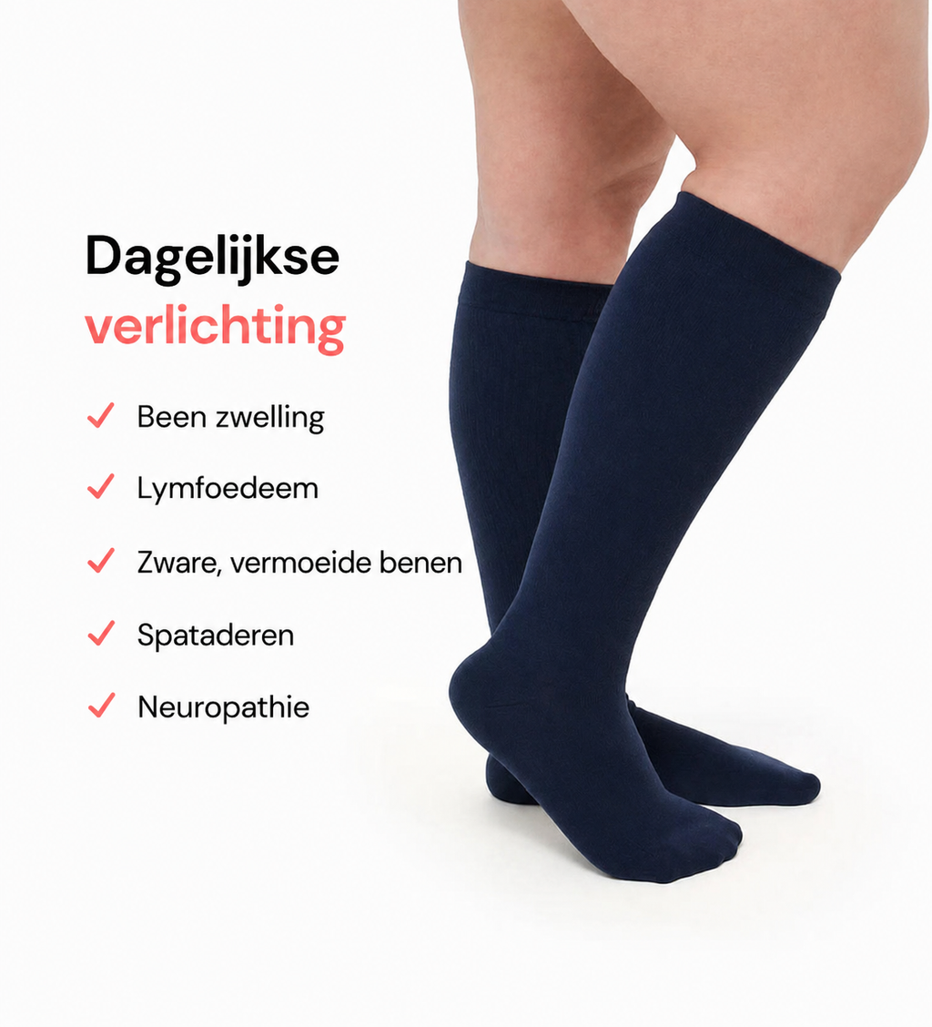 Haveek - Compressiekousen voor lichtere benen, de hele dag