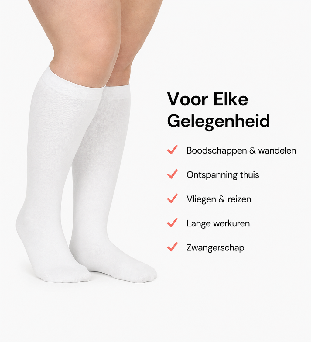 Haveek - Compressiekousen voor lichtere benen, de hele dag